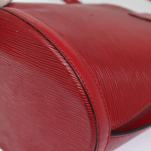 LOUIS VUITTON Epi Cluny Shoulder Bag Red M52257 LV Auth 81583 - Picture 4 of 16
